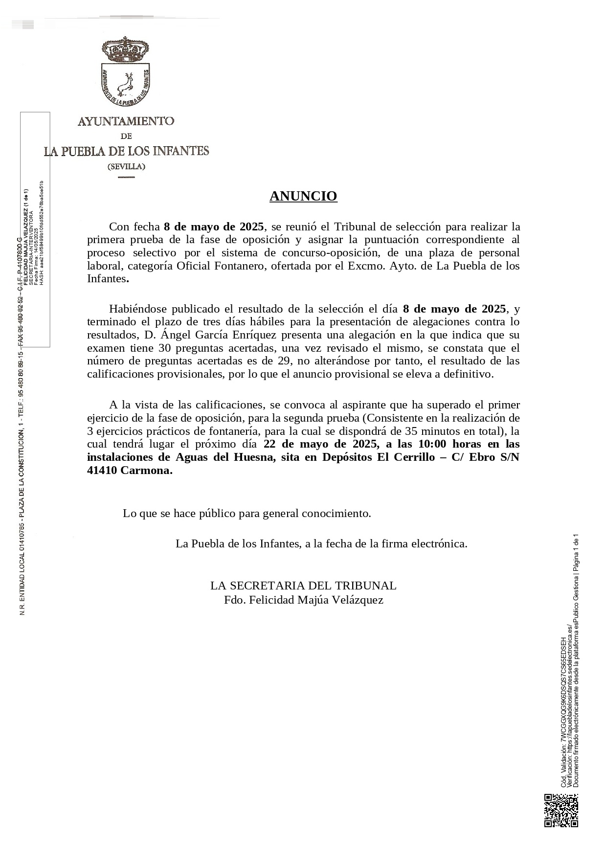 20250514_Publicación_Anuncio_ANUNCIO 2º Exámen_page-0001