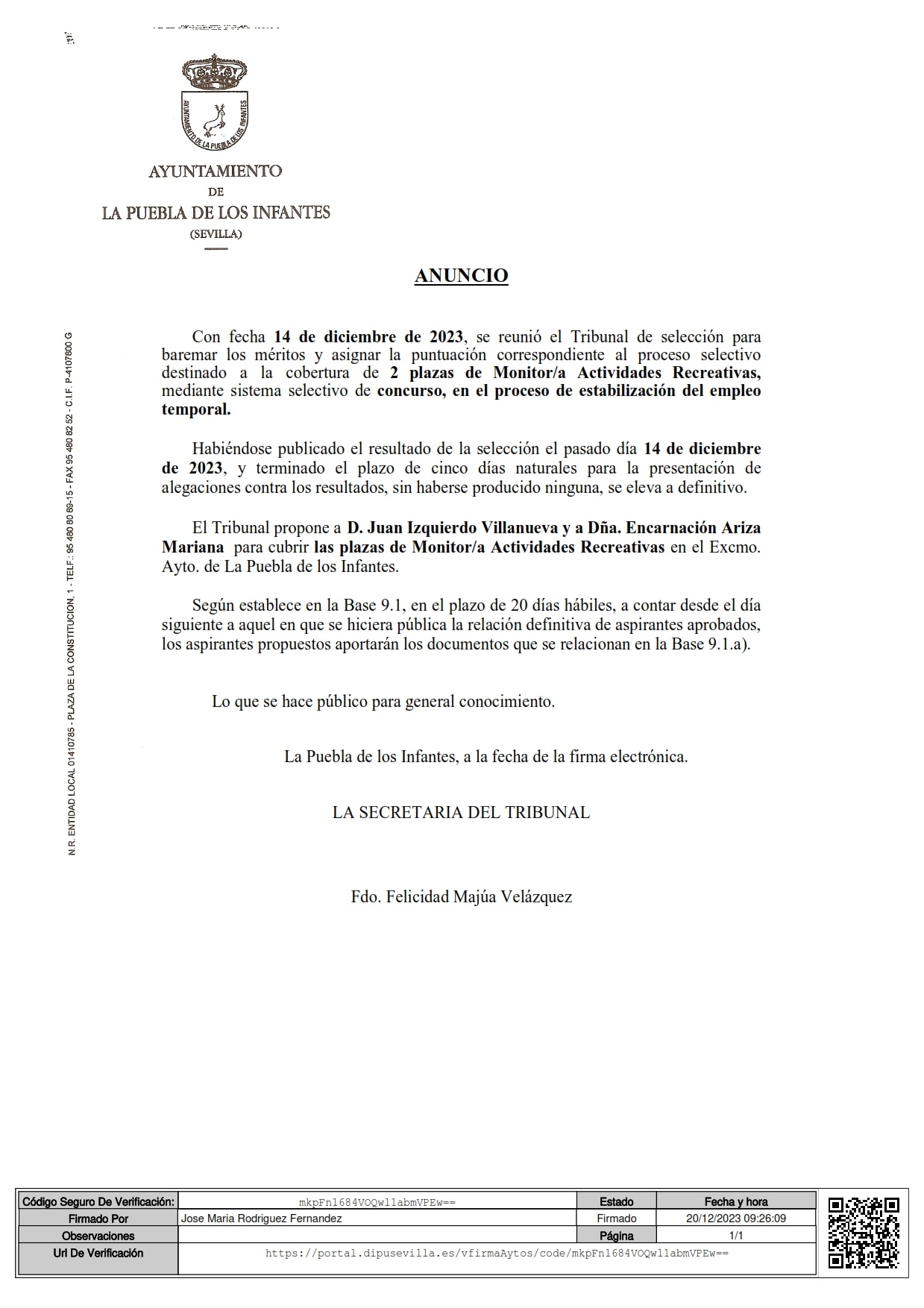 ANUNCIO Resultado Definitivo Monitor Act Recr F_001