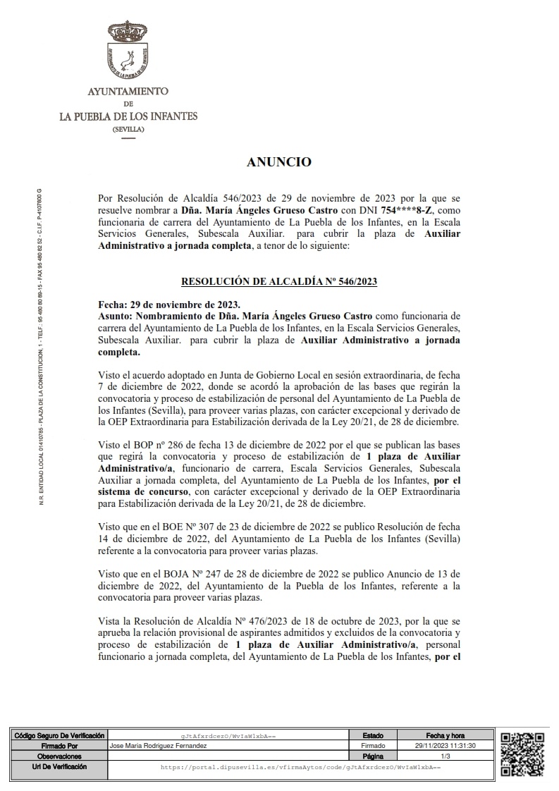 Anuncio BOP Nombramiento Aux. Adm F_001