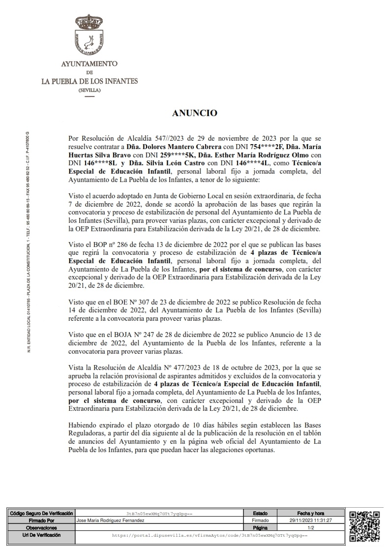 Anuncio BOP Nombramiento Guardería F_001