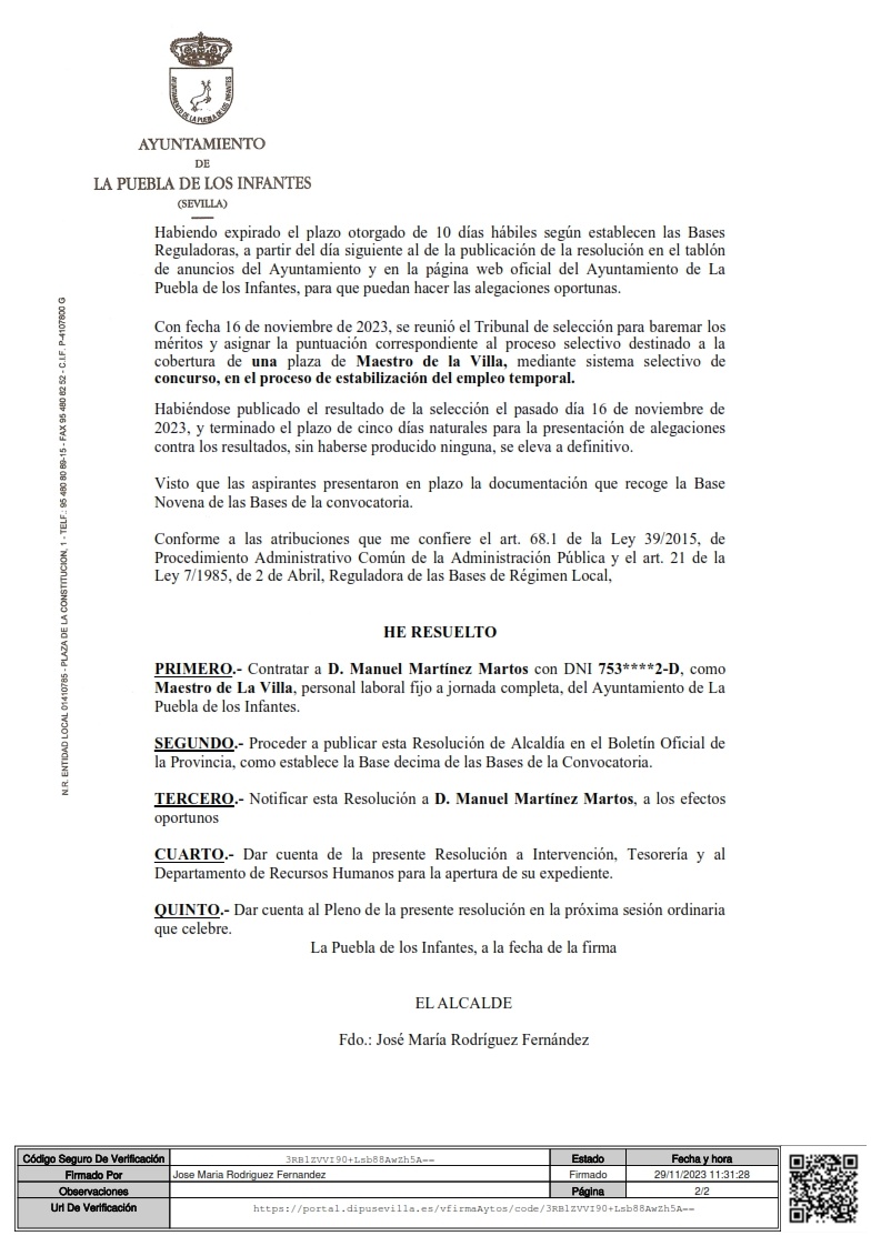 Anuncio BOP Nombramiento Maestro Villa F_002